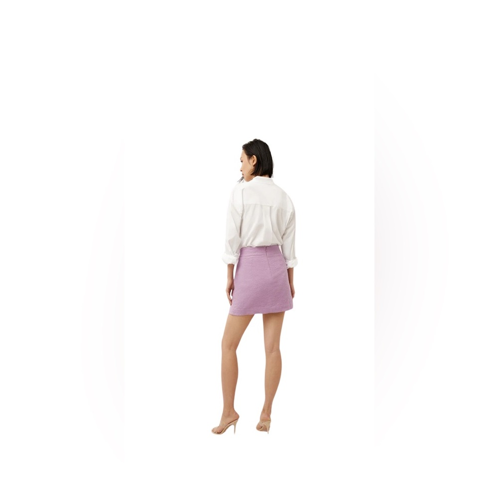 NEW Veronica Beard Lavendar Emar Mini Skirt Size 6 - Picture 5 of 14